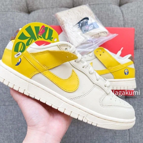 Nike Shoes Nike Dunk Low Banana Sail Yellow Shoes Poshmark